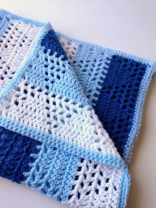 Triangles & Stripes Baby Blanket