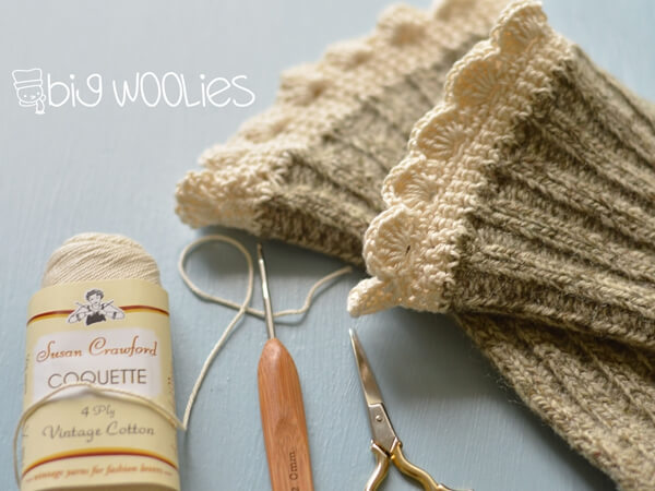 Big Woolies Crochet Sock Edging