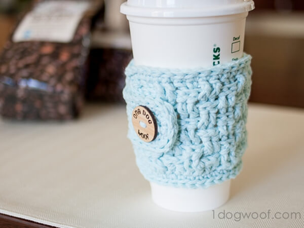 Basketweave Cup Cozy