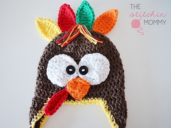 Crochet Turkey Hat