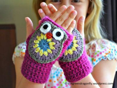 Owl Mittens
