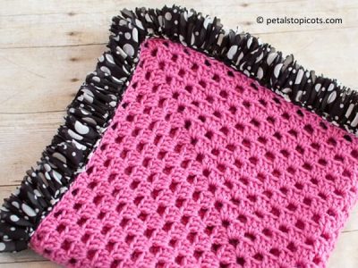 Ruffle Edged Baby Blanket