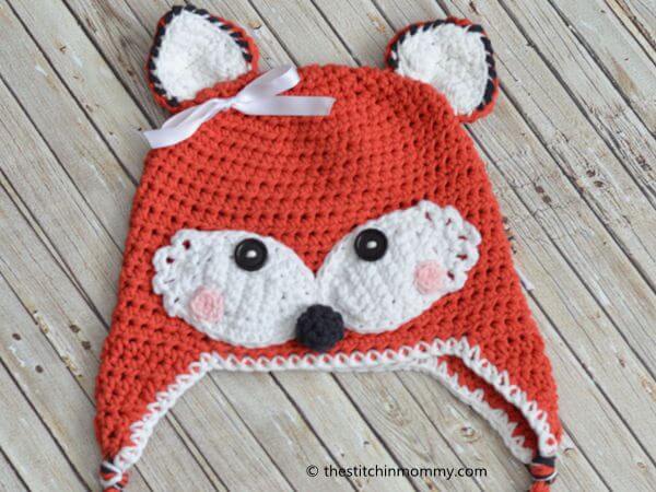 Crochet Fox Hat
