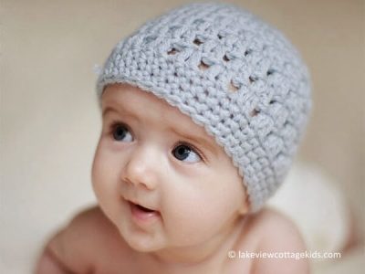 Baby Beanie in Blue