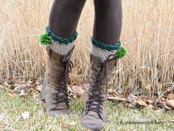 Easy Crochet Boot Cuffs