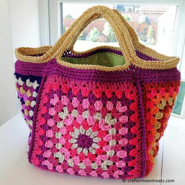 Chunky Retro Granny Stash Bag