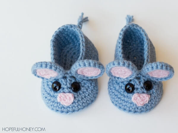 Field Mouse Baby Booties