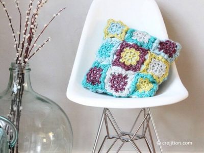Flower Square Cushion