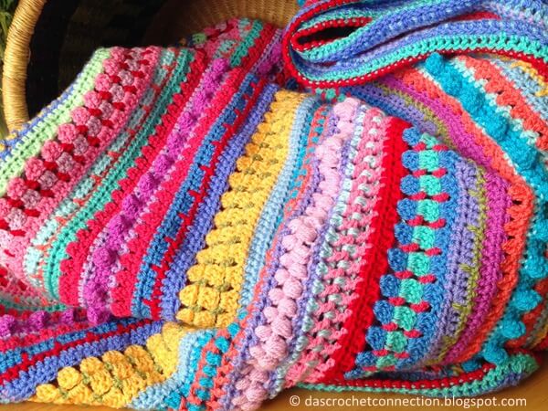 Multi-stitch Stripe Blanket