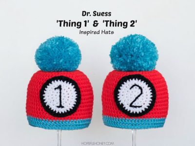 "Thing 1" and "Thing 2" Inspired Baby Hat