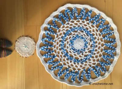 Aggie's Doily Bath Mat