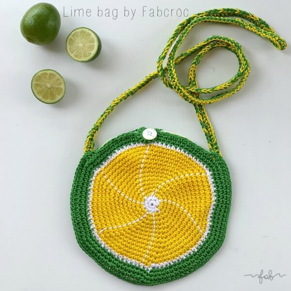 Lime Crochet Bag