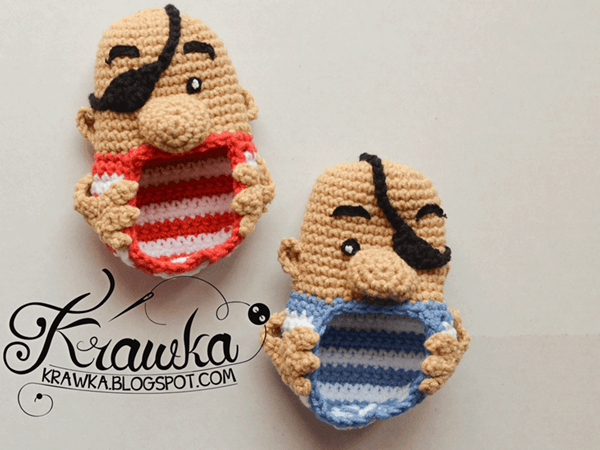 Baby booties - Pirates