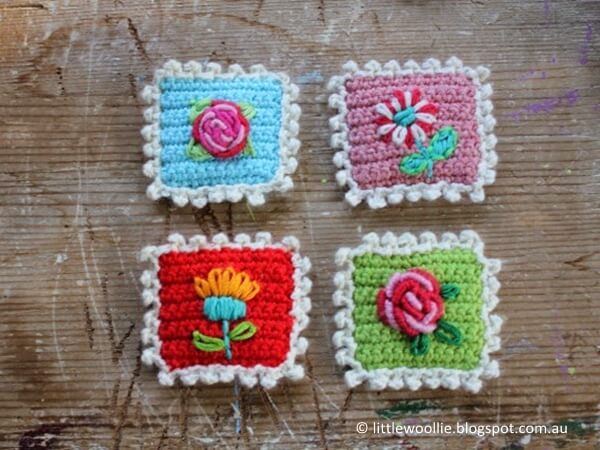Crochet a Postage Stamp