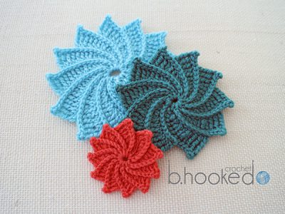 Spiral Crochet Flower