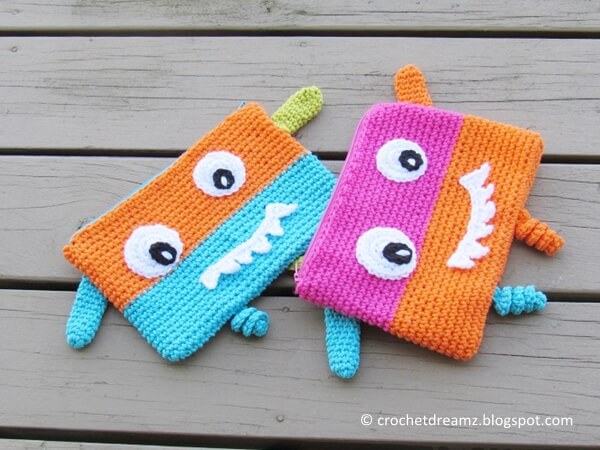 Monster Pencil Case or Pouch