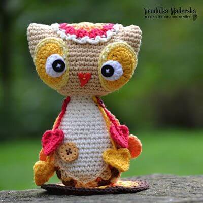 Crochet baby owl pattern