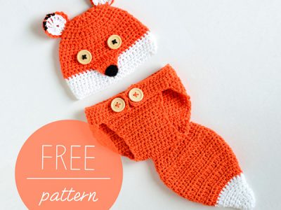 Baby Hat and Diaper Cover – Baby Fox