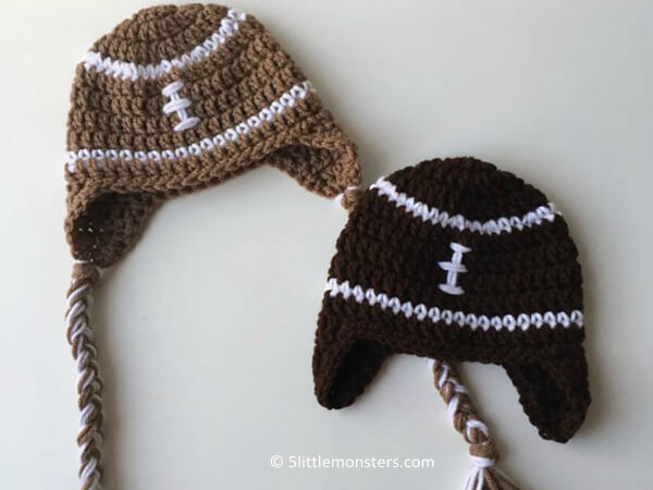 Newborn Football Hats