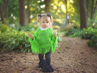 Lovely Lace Baby Poncho