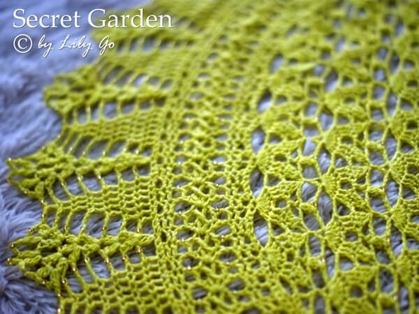 The Secret Garden Crocheted Shawl