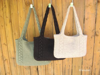 Braided Cable Handle Tote
