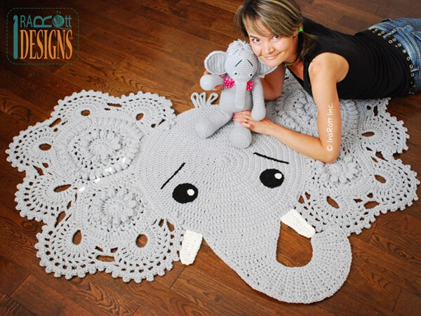 Josefina and Jeffery Elephant Rug