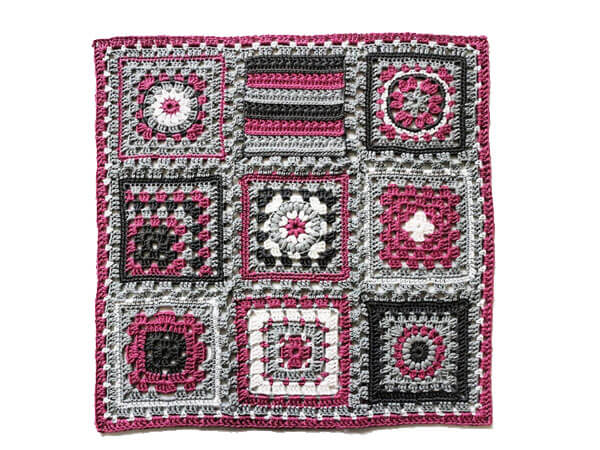 "﻿Crochet meets Patchwork" Afghan