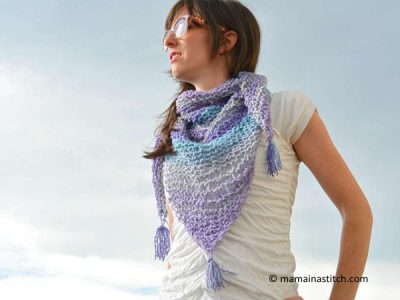 Knit Shawlette Pattern