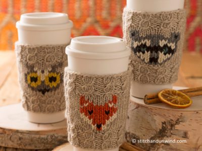 Forest Folk Cup Cozies