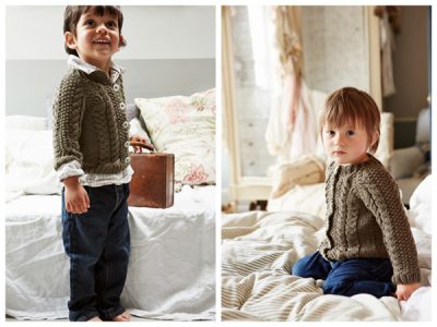 Knit a toddler’s cardigan
