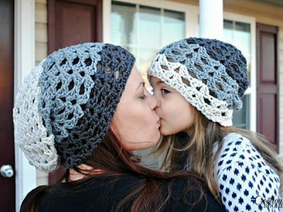 Grayscale Ombre Slouch