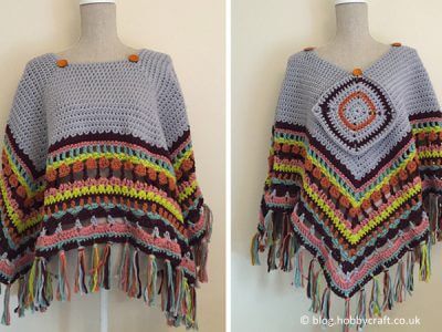 Blanket Poncho Crochet Pattern
