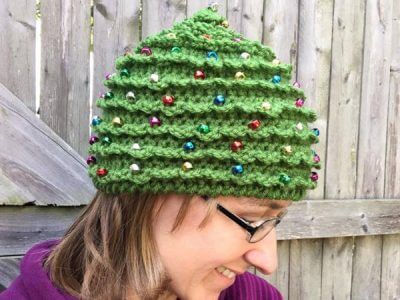 Adorable Christmas tree hat