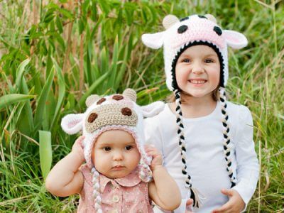 Cow Hat Crochet Pattern