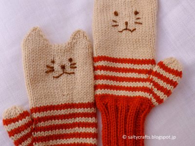 Orange Tabby Mittens