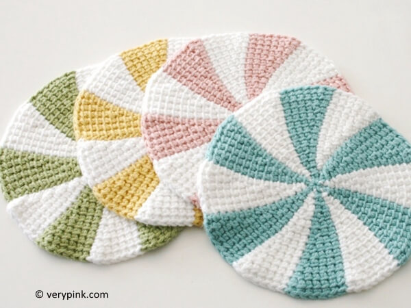 Tunisian Crochet Shaker Dishcloths
