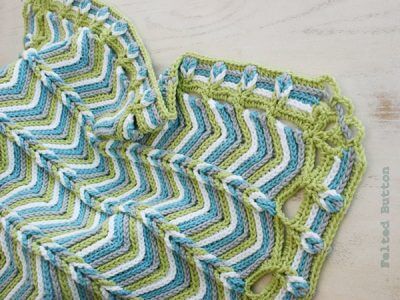 Rolling Ridge Baby Blanket