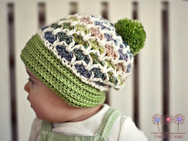 Crochet Vintage Love Slouchy Hat