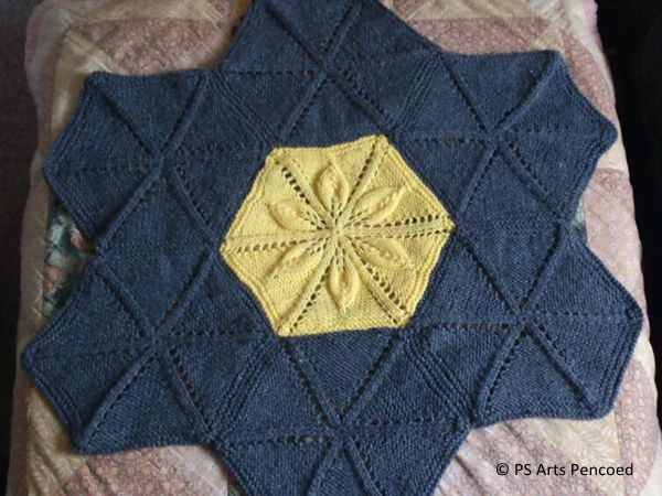 Flower Hexagon Blanket﻿