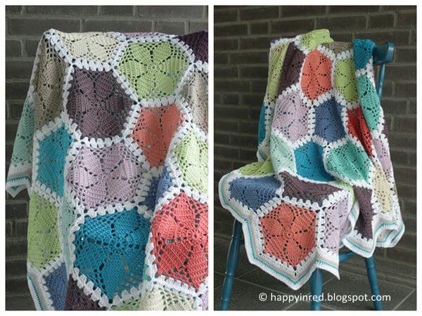 Lace Hexagon Blanket