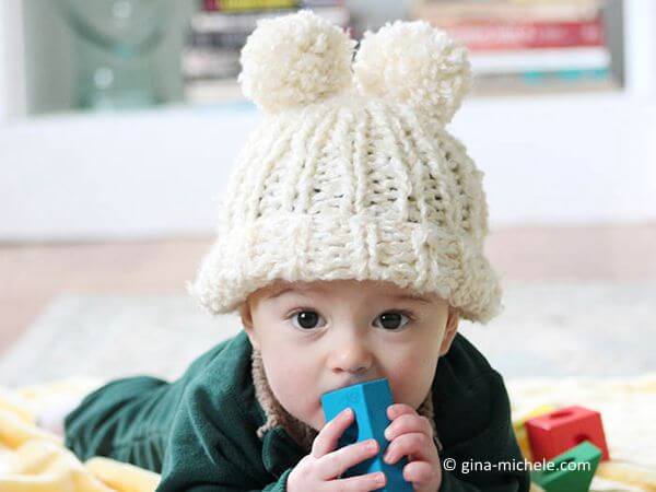 Baby Snow Angel Hat