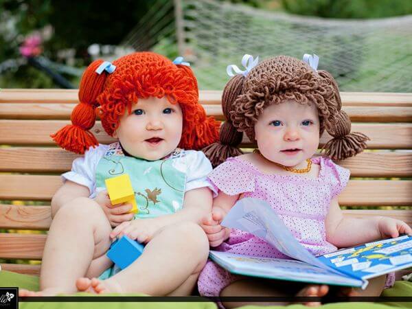 Cabbage Patch Kid Inspired Hat