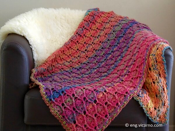 Baby blanket full of colours