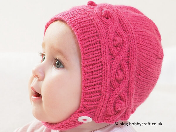 Free Knitted Cable Bonnet Pattern
