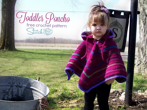 Toddler Hooded Poncho