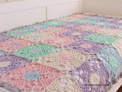 Rustic Lace Square Blanket