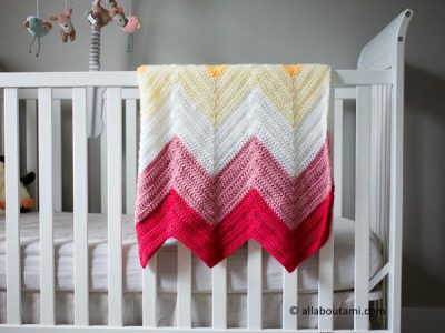 Bold & Bright Chevron Baby Blanket