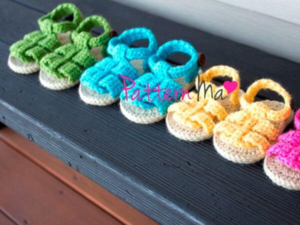 Crochet Baby Pattern Sandals