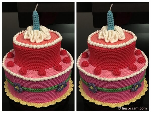 The Perfect Cake For A Crochet Lover